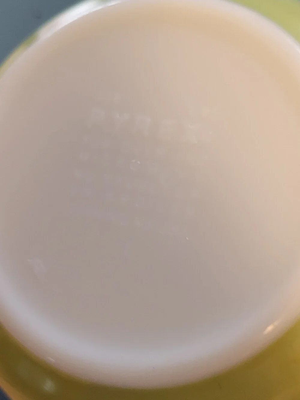 Pyrex Vintage Lime Floral Mixing Bowl